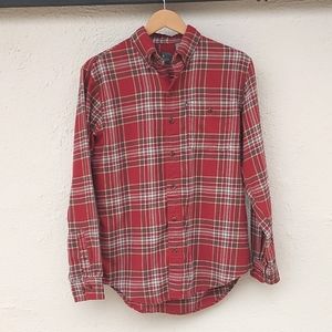G.H. Bass & CO Flannel Size Small Men's shirt, EUC unisex